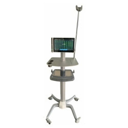 Carrello con rotelle per lettino ECG EVISpengler