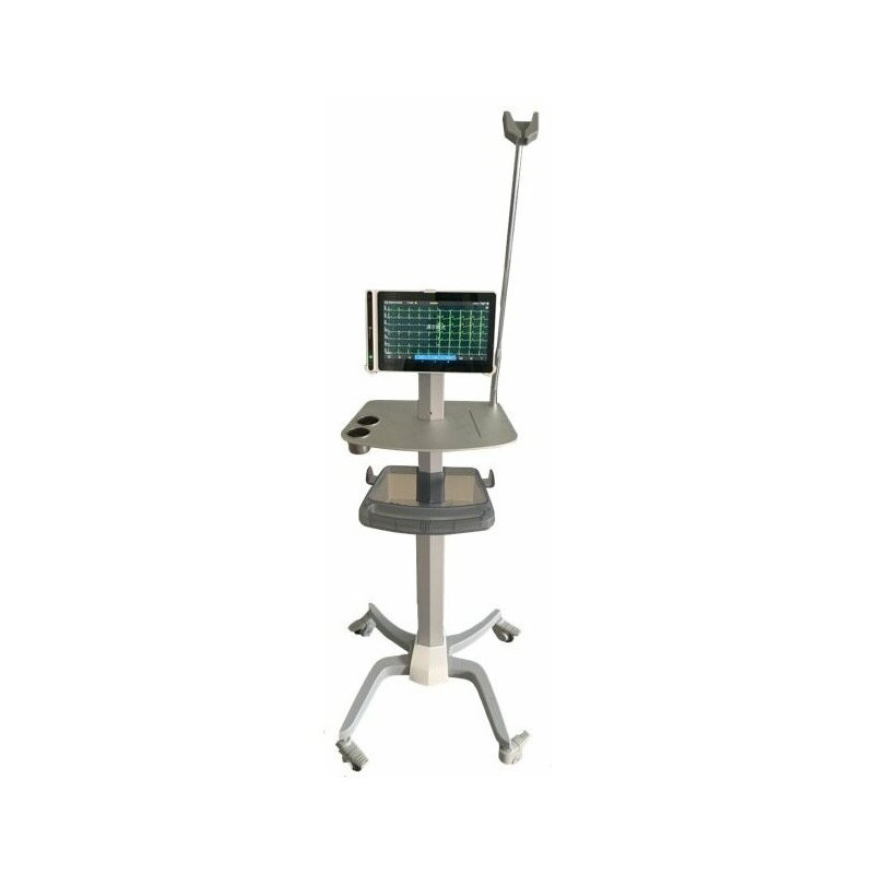 Carrello con rotelle per lettino ECG EVISpengler