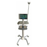 Carrello con rotelle per lettino ECG EVISpengler