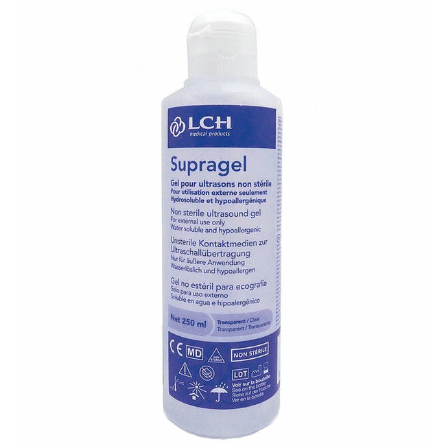 Gel conduttore trasparente Supragel 250ml