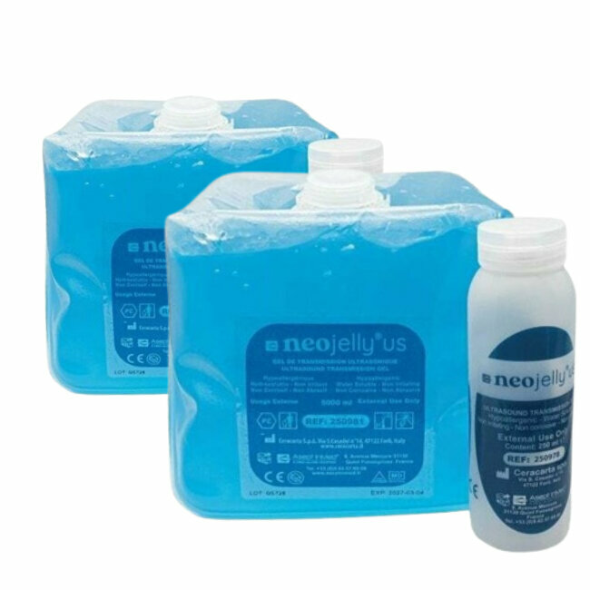 Gel di contatto Asept Neo Jelly Us blu (set di 2 lattine da 5L)