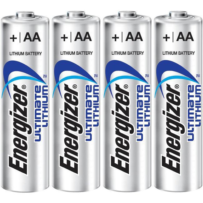 Pile al Litio Energizer LR6 AA (Lotto da 4 o 48)