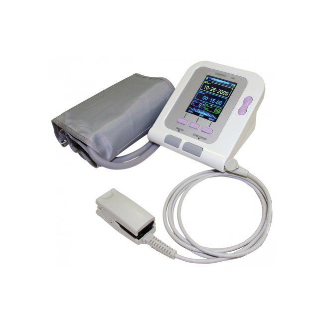 Sfigmomanometro digitale con saturimetro (SpO2) 08A Contec