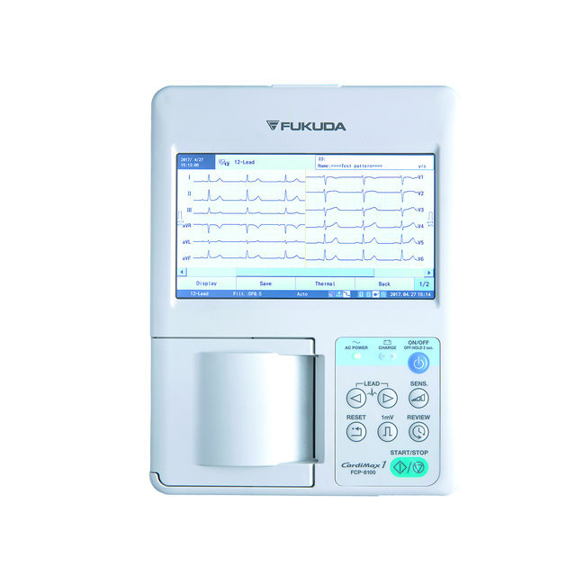 Elettrocardiografo FCP-8100 Fukuda Denshi 12D con interpretazione automatica