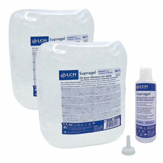 Gel di contatto trasparente Supragel (set di 2 lattine da 5L)