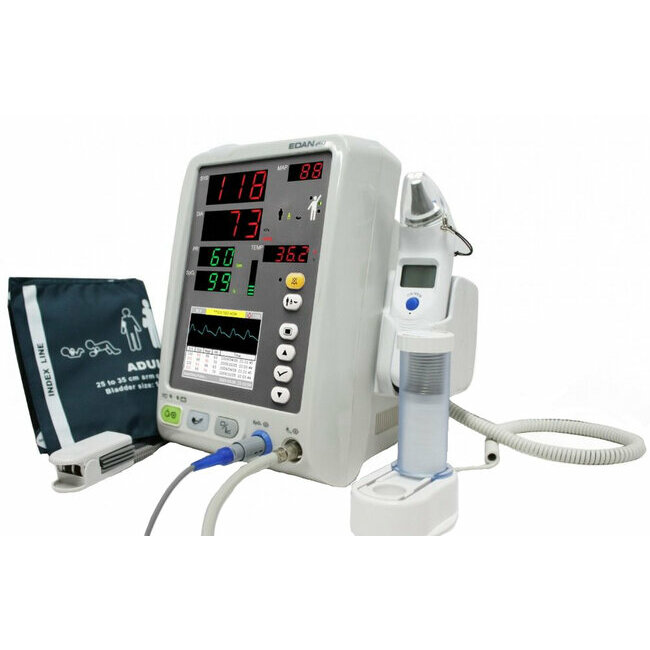 Monitor dei segni vitali Edan M3A (SpO2, pressione sanguigna e temperatura)