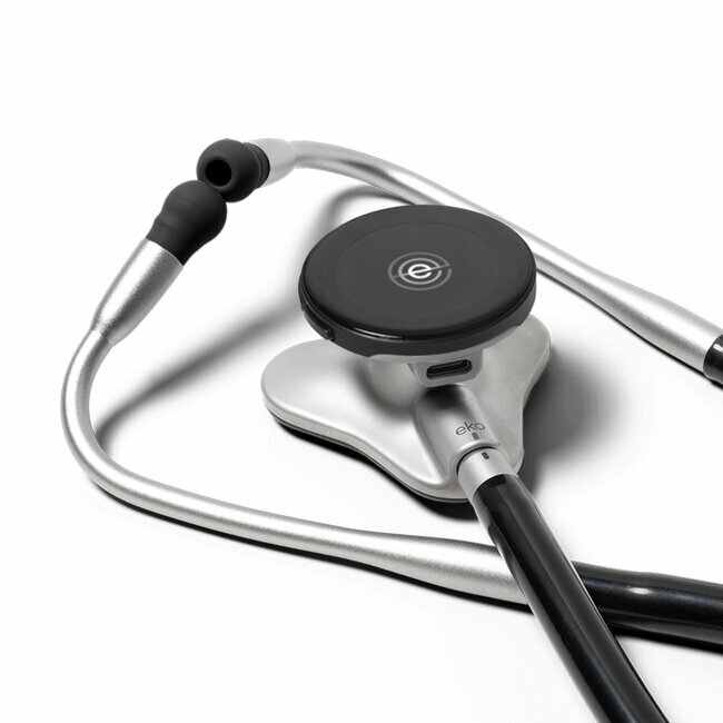 Stetoscopio digitale connesso e amplificato Eko Core 500 con funzione ECG