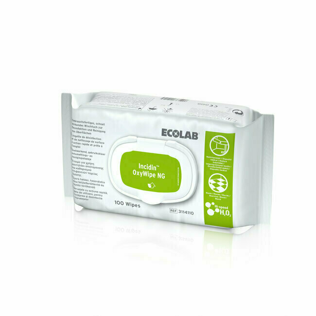 Salviette disinfettanti Ecolab Incidin OxyWipe NG e NG XL