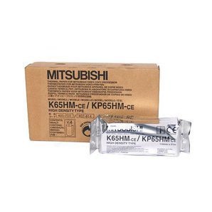 Carta originale per videostampante Mitsubishi K65HM / KP65HM (4 rotoli)