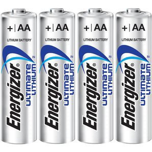 Pile al Litio Energizer LR6 AA (Lotto da 4 o 48)