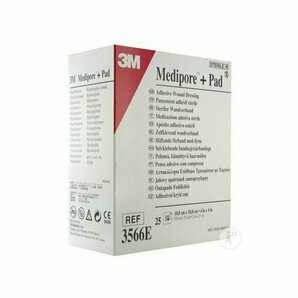 Cerotto Sterile Medipore + PAD con Tampone Assorbente 3M 10 x 10 cm (Lotto di 25)