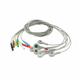Cavo Din ECG a 7 conduttori Connettore AHA Snap