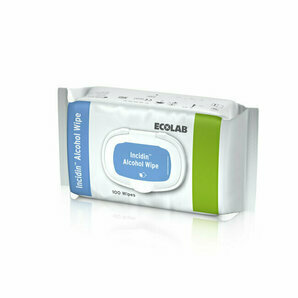 Salviette disinfettanti Ecolab Incidin Alcohol Wipe - Confezione richiudibile