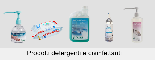 Prodotti detergenti e disinfettanti